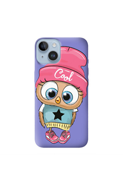 Other Apple iPhone 14 Cool Star Purple Colored Silicone TPU Θήκη