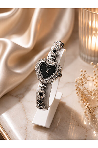 G Sport POLO Heart Detailed Zircon Stone Women's Wristwatch