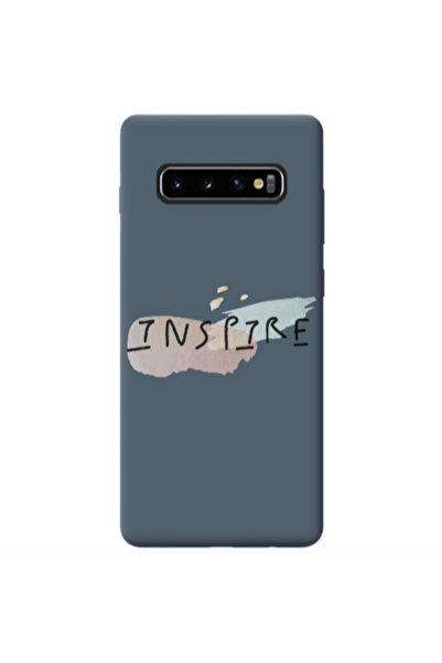 Other Samsung S10 Inspire Dark Grey Colored Silicone TPU Θήκη