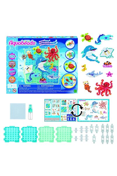 Aqua Beads Aquabeads Okyanus Macerası Sahnesi Seti 1500 Parça Su ile Yapışan ...