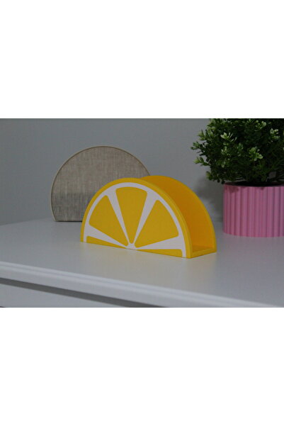 Lunera Accessories Lemon Shaped Napkin Holder – 3D Printing Decorative Deskto...