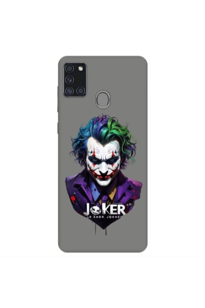 Other Samsung A21S Le amer Joker Grey Colored Silicone TPU Θήκη