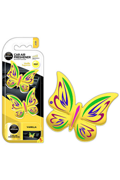 AMIO Odorizant auto pentru oglinda AROMA FANCY SHAPES BUTTERFLY Vanilla