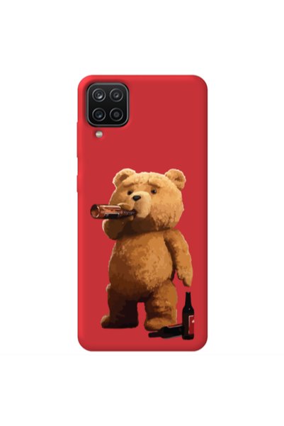 Other Samsung A12 Beer Time Red Colored Silicone TPU Θήκη