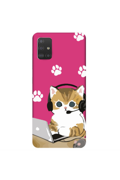 Other Samsung A71 Call Center Fuchsia Colored Silicone TPU Θήκη