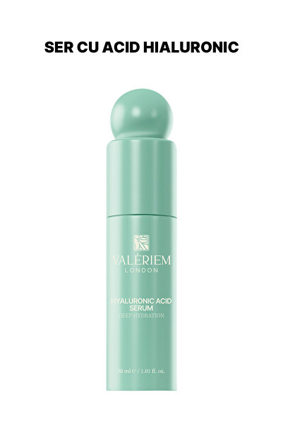 VALERİEM LONDON Ser cu acid hialuronic 30 ml | Hidratare profundă cu acid hia...