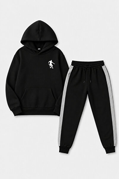 Trendy Merry Store Football Printed Unisex Children's Tracksuit Set with Kang...