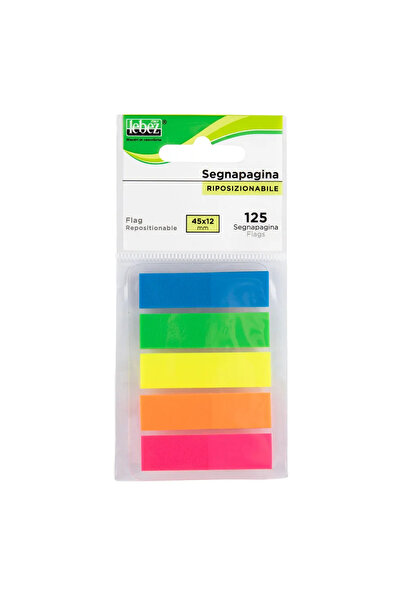 Lebez Neon adhesive index 125 pieces 21050