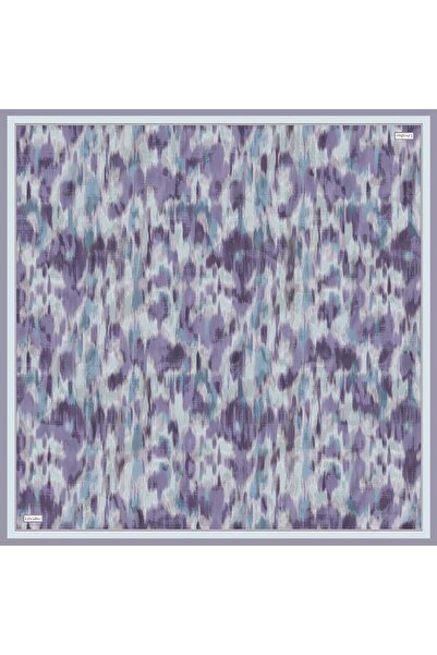 Levidor Lilac Texture Rhythm Pattern Twill Silk Scarf