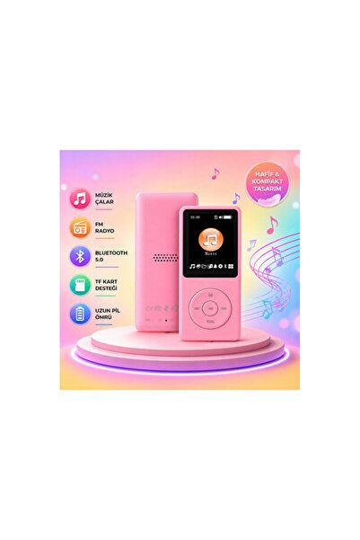 Empressco 8GB Dahili Hafızalı Bluetooth MP3 MP4 Çalar, Ses Kayıt ve FM Radyo