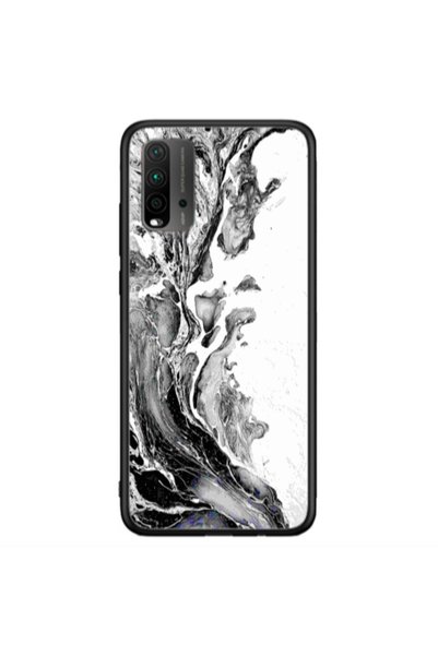 Other Xiaomi Redmi 9T Marble River Black Glossy Θήκη