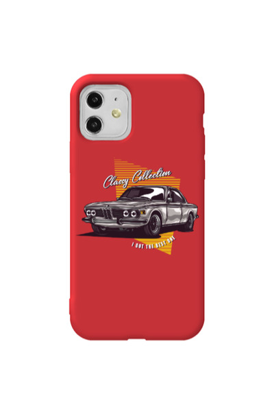 Other Apple iPhone 11 Classy Collection Red Colored Silicone TPU Θήκη