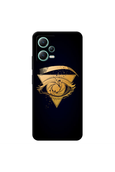 Other Xiaomi Redmi Note 12 Pro 5G Triangular gold eye Transparent Silicone TP...