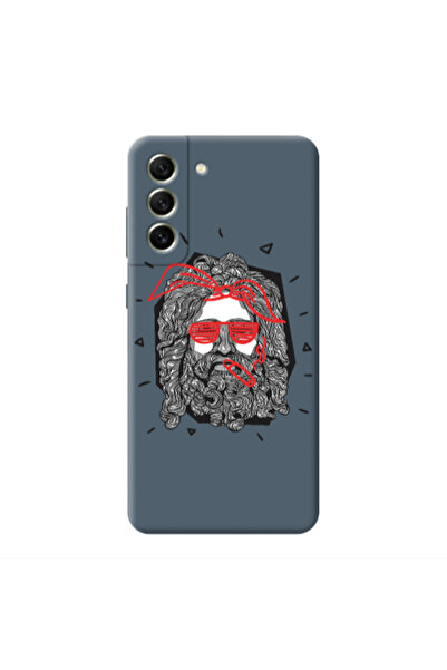 Other Samsung S21 PLUS Cool glasses Dark Grey Colored Silicone TPU Θήκη