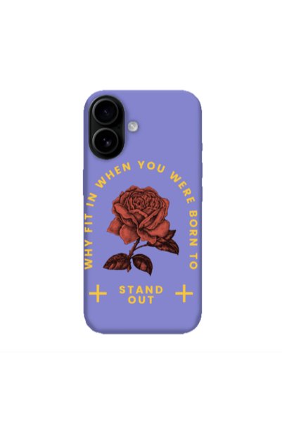 Other Apple Iphone 16 plus Stand out Purple Colored Silicone TPU Θήκη