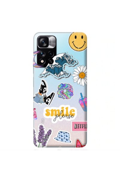 Other Xiaomi Redmi Note 11 Pro 5G Smile Moon Transparent Silicone TPU Θήκη