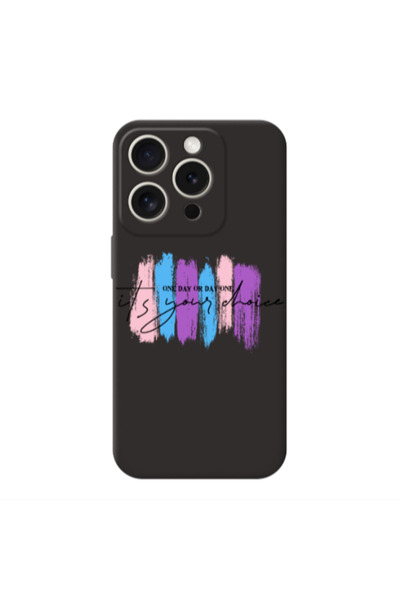 Other Apple iPhone 15 Pro Max One Day Or Day One Black Colored Silicone TPU Θήκη