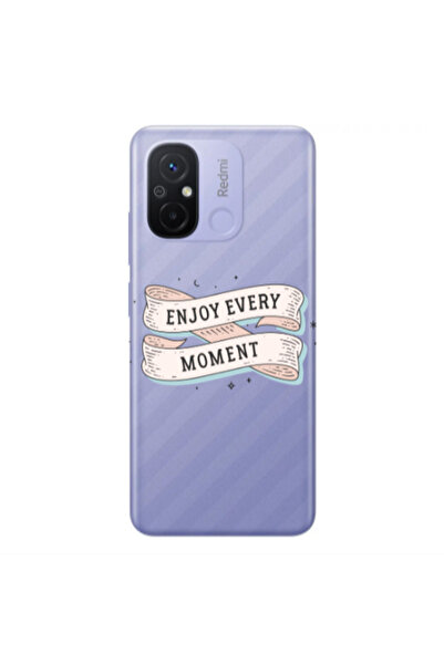 Other Xiaomi Redmi 12C Enjoy Every Moment 2 Transparent Silicone TPU Θήκη