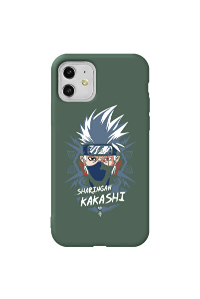 Other Apple iPhone 11 Anime Mangoo Dark Green Colored Silicone TPU Θήκη