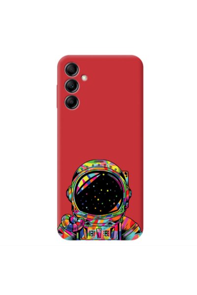 Other Samsung A14 5G Astronaut 209 Red Colored Silicone TPU Θήκη