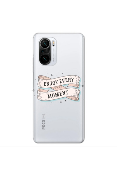 Other Xiaomi Poco F3 Enjoy Every Moment 2 Transparent Silicone TPU Θήκη