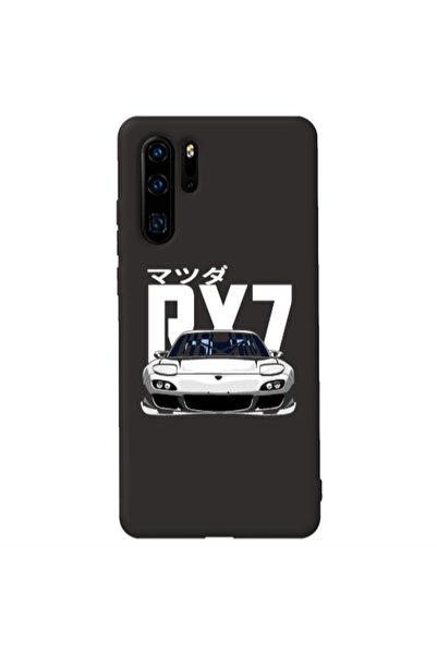 Other Huawei P30 Pro Car Rx7 Black Colored Silicone TPU Θήκη