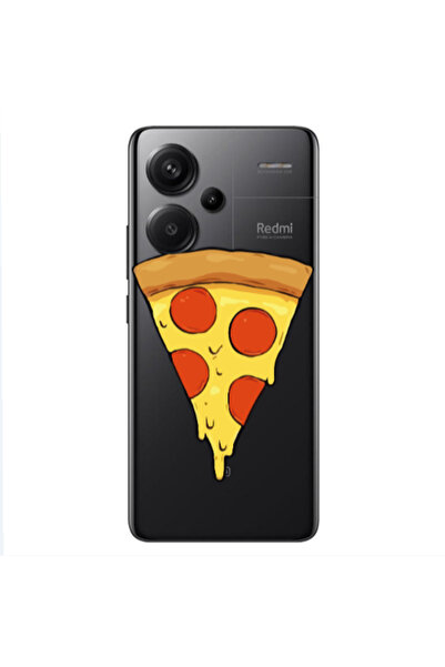 Other Xiaomi Redmi Note 13 Pro+ 5G Pizza Slice Transparent Silicone TPU Θήκη