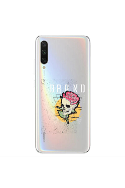 Other Xiaomi Mi 9 Lite Skull Roses Transparent Silicone TPU Θήκη