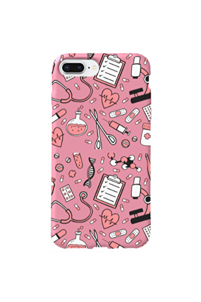 Other Apple iPhone 7 Plus Laboratory Pink Colored Silicone TPU Θήκη