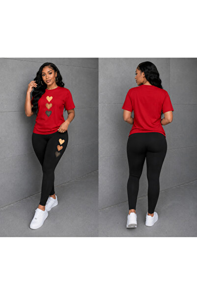 VODEXA Women's Black Shiny Leggings High Waist Shaping Sports Pro Leggings (T...