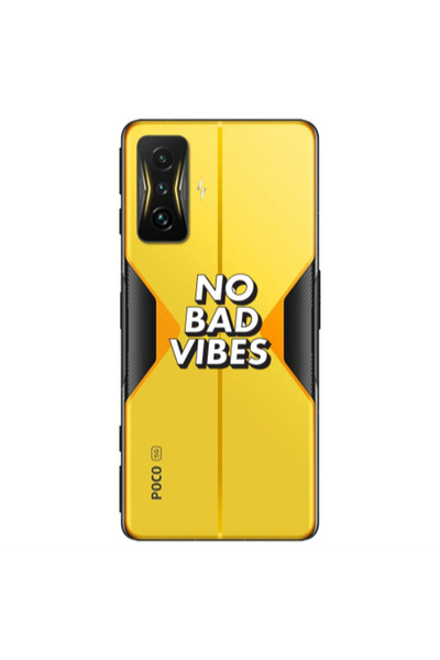 Other Xiaomi Poco F4 Gt No bad vibes Transparent Silicone TPU Θήκη