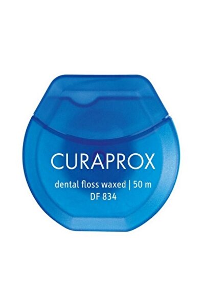 Curaprox | DF 834 Dental Floss Waxed | Οδοντικό Νήμα Κερωμένο με Γεύση Μέντας...