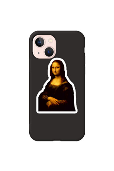 Other Apple iPhone 13 Davinci Black Colored Silicone TPU Θήκη