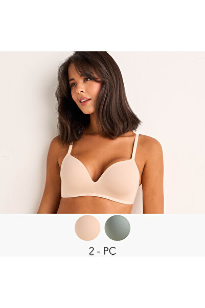 FAV 2-Pack Plunge Bra Non-Wired