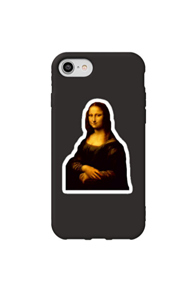 Other Apple iPhone 7 Davinci Black Colored Silicone TPU Θήκη
