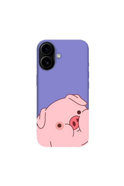 Other Apple Iphone 16 plus Piggy 1 Purple Colored Silicone TPU Θήκη