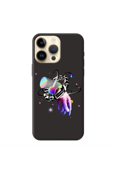 Other Apple iPhone 13 Pro Max Y2k Black Colored Silicone TPU Θήκη