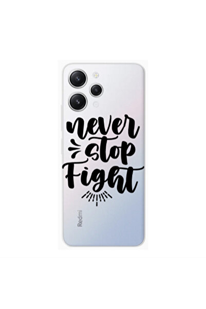 Other Xiaomi Redmi 12 Never stop fight Transparent Silicone TPU Θήκη