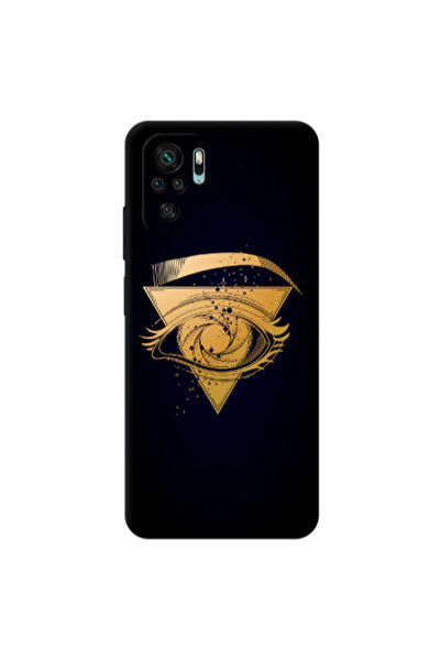 Other Xiaomi Redmi Note 10S Triangular gold eye Transparent Silicone TPU Θήκη