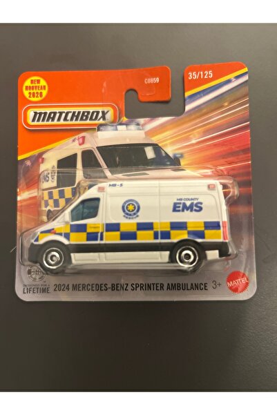 HOT WHEELS MATCHBOX 2024 MERCEDES BENZ SPRİNTER AMBULANCE