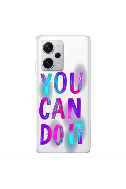 Other Xiaomi Redmi Note 12 5G You Can Doit Transparent Silicone TPU Θήκη