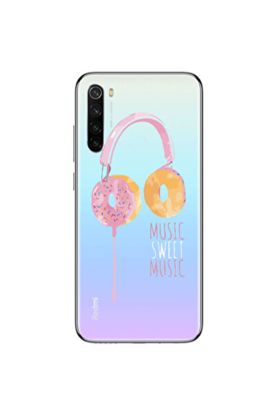 Other Xiaomi Redmi Note 8 Donut earphone Transparent Silicone TPU Θήκη