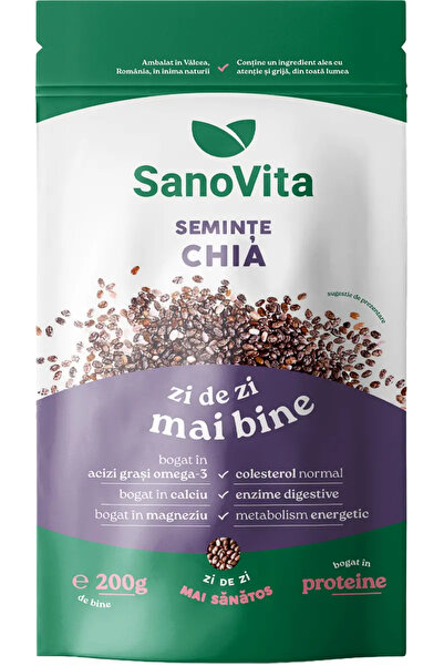 Sano Vita Seminte de chia SanoVita, 200g