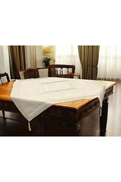 Linea Home Σετ 4 τεμαχίων Ινδικής Ταφτάς Εκρού Τετράγωνο Σετ Κωδικός 6/110 Τε...