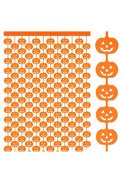 Korbi Perdea suspendată cu dovleac de Halloween 1x2 m