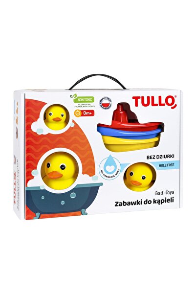 TULLO Jucarii de baie, Tullo, +0luni, 6 buc, Multicolor