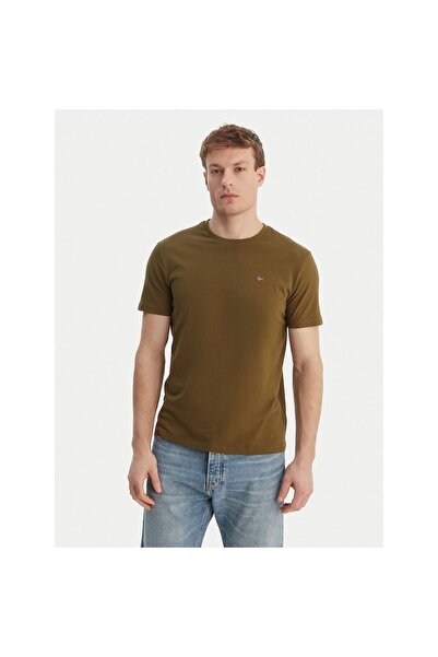 Napapijri Tricou bărbătesc NP0A4H8DG3A1 Verde