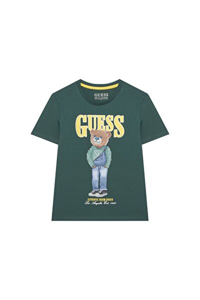 Guess Tricou băieți L6RI11K8HM4 Verde