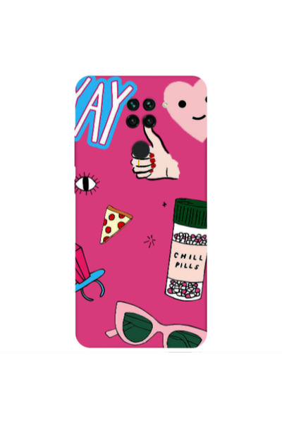 Other Xiaomi Redmi Note 9 Chill Fuchsia Colored Silicone TPU Θήκη