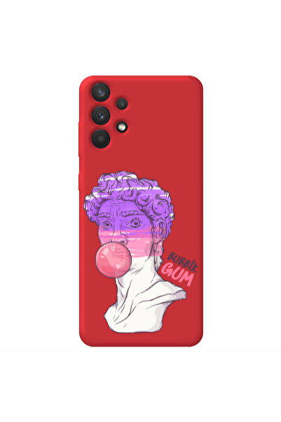 Other Samsung A32 4G Pin Bubble Red Colored Silicone TPU Θήκη